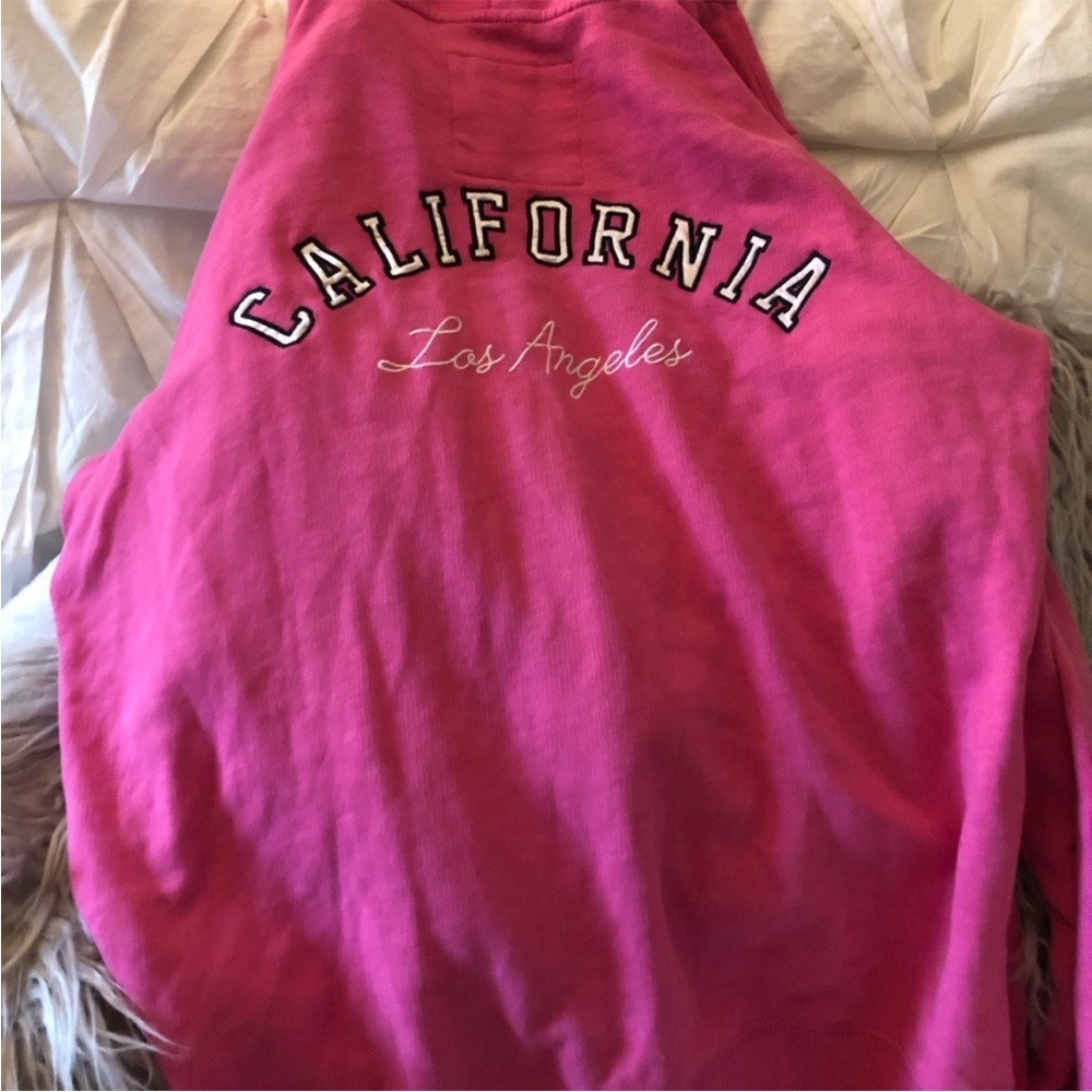 Hollister Logo California Los Angeles Hoodie Sweatshirt Sweater - Picture 2 of 2